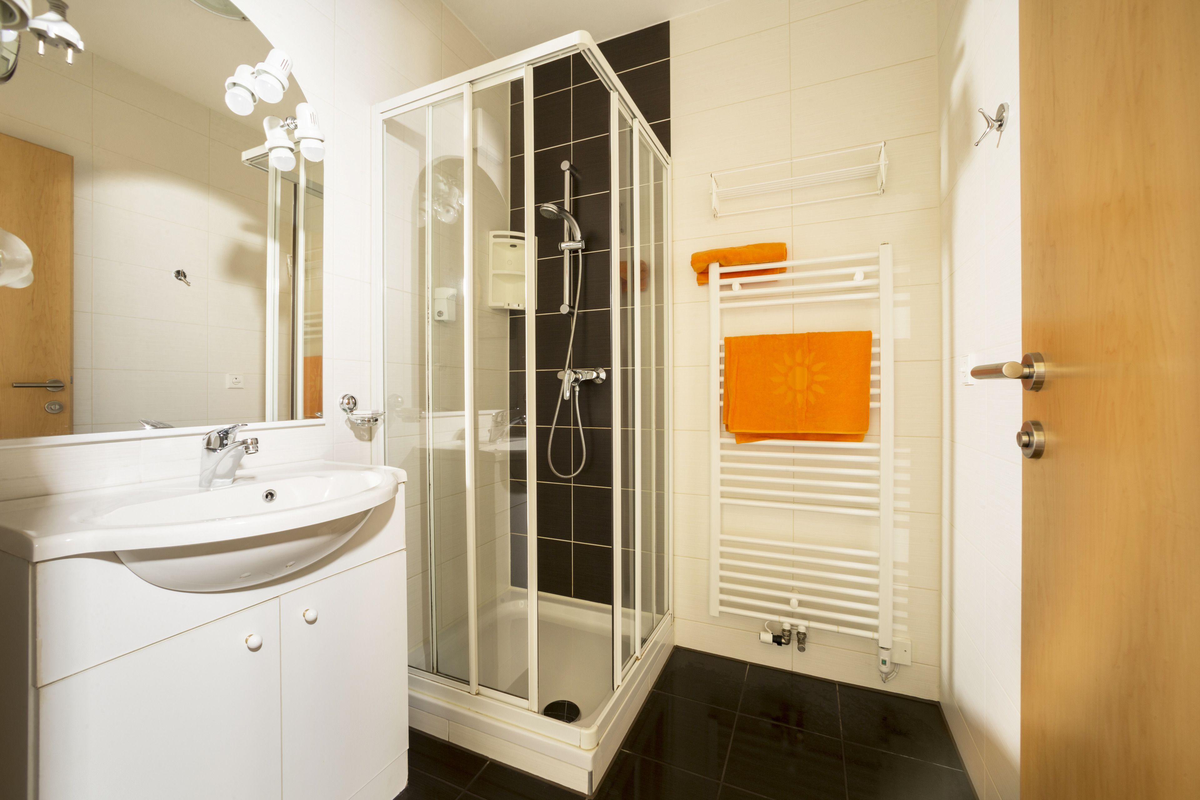 eco-friendly toiletries, hair dryer, bathrobes, bidet