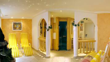 Sauna, hot stone massages, deep-tissue massages, sports massages