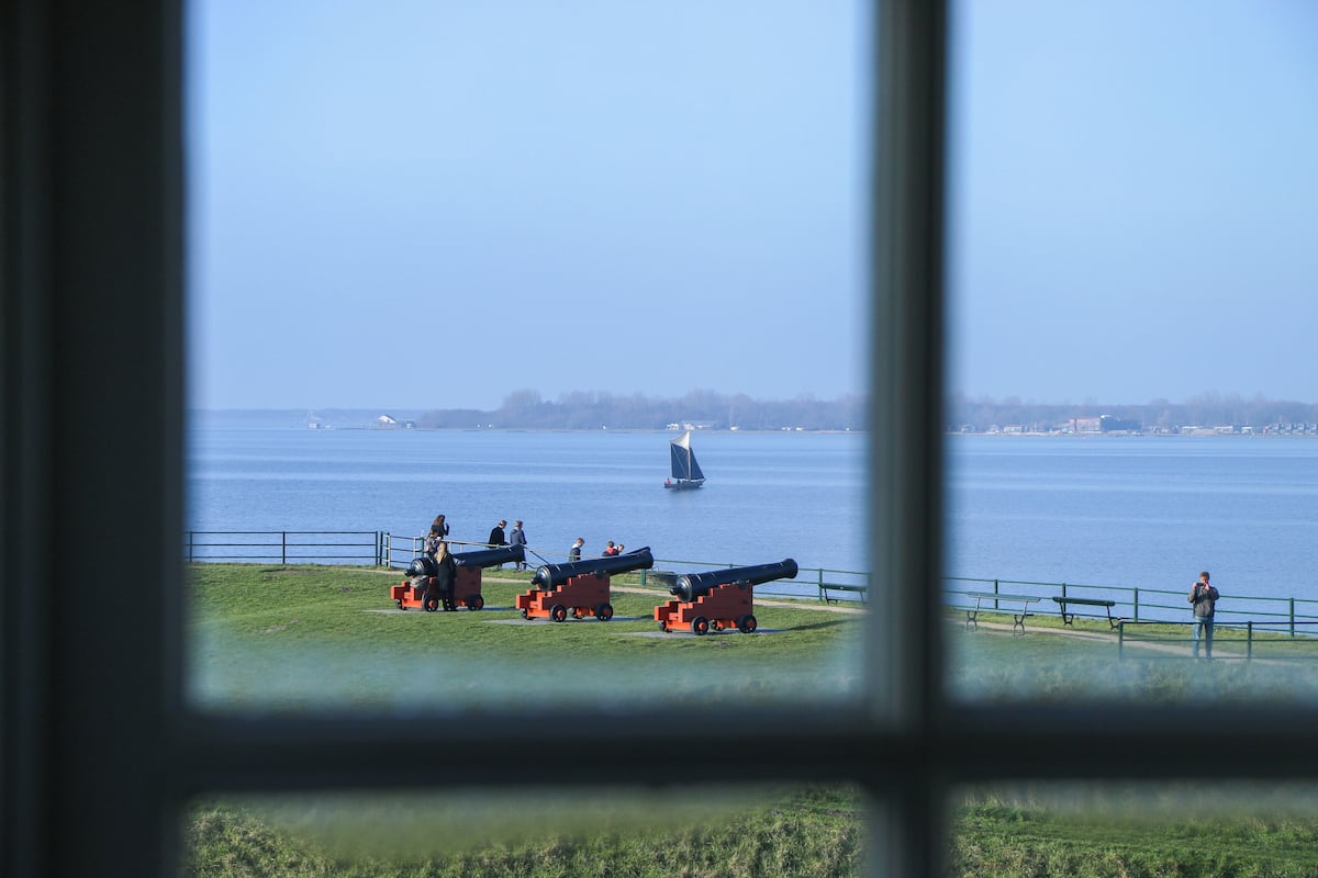 charming attic room, second floor, harbour view (room 16, annex) | 1 bedroom, premium bedding, pillow-top beds, in-room safe