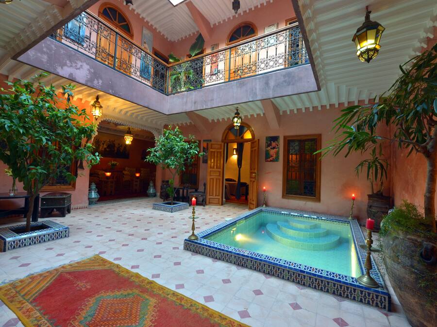 Indoor pool, open 11 AM to 6 PM, sun loungers