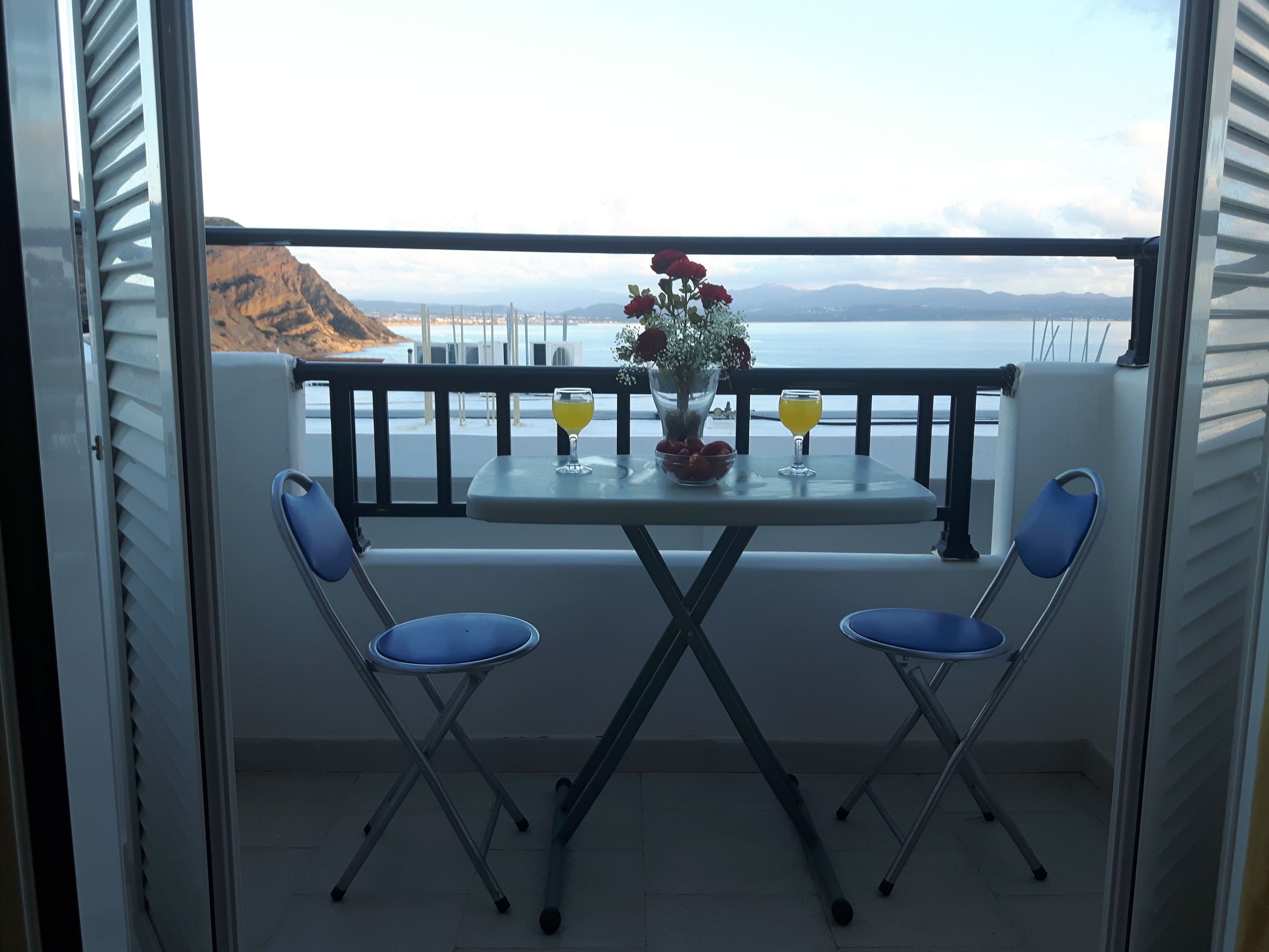 panoramic room, sea view | balcony