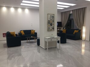 Sala de estar en el lobby