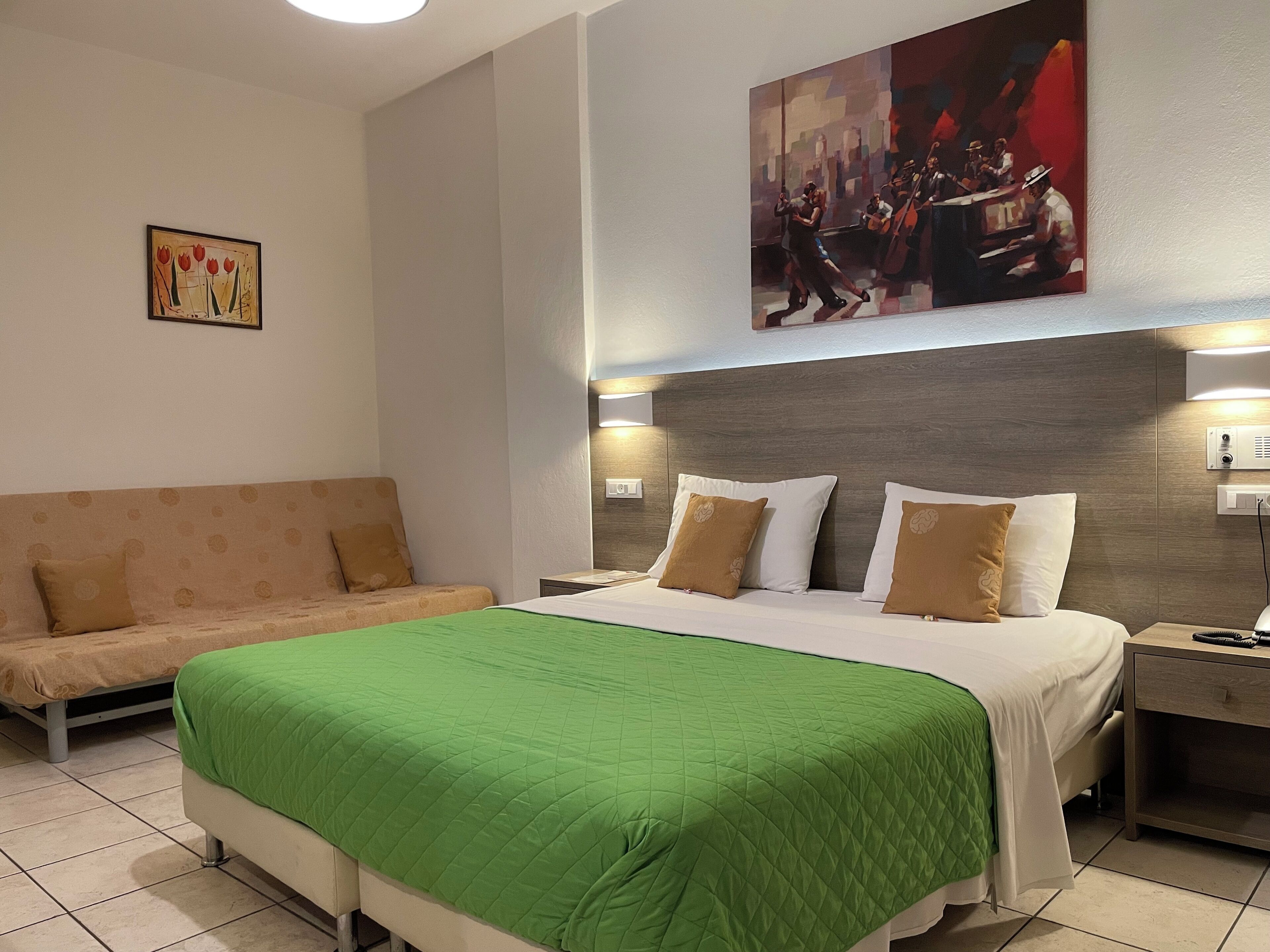 Double Room | In-room safe, blackout drapes, iron/ironing board (on request)