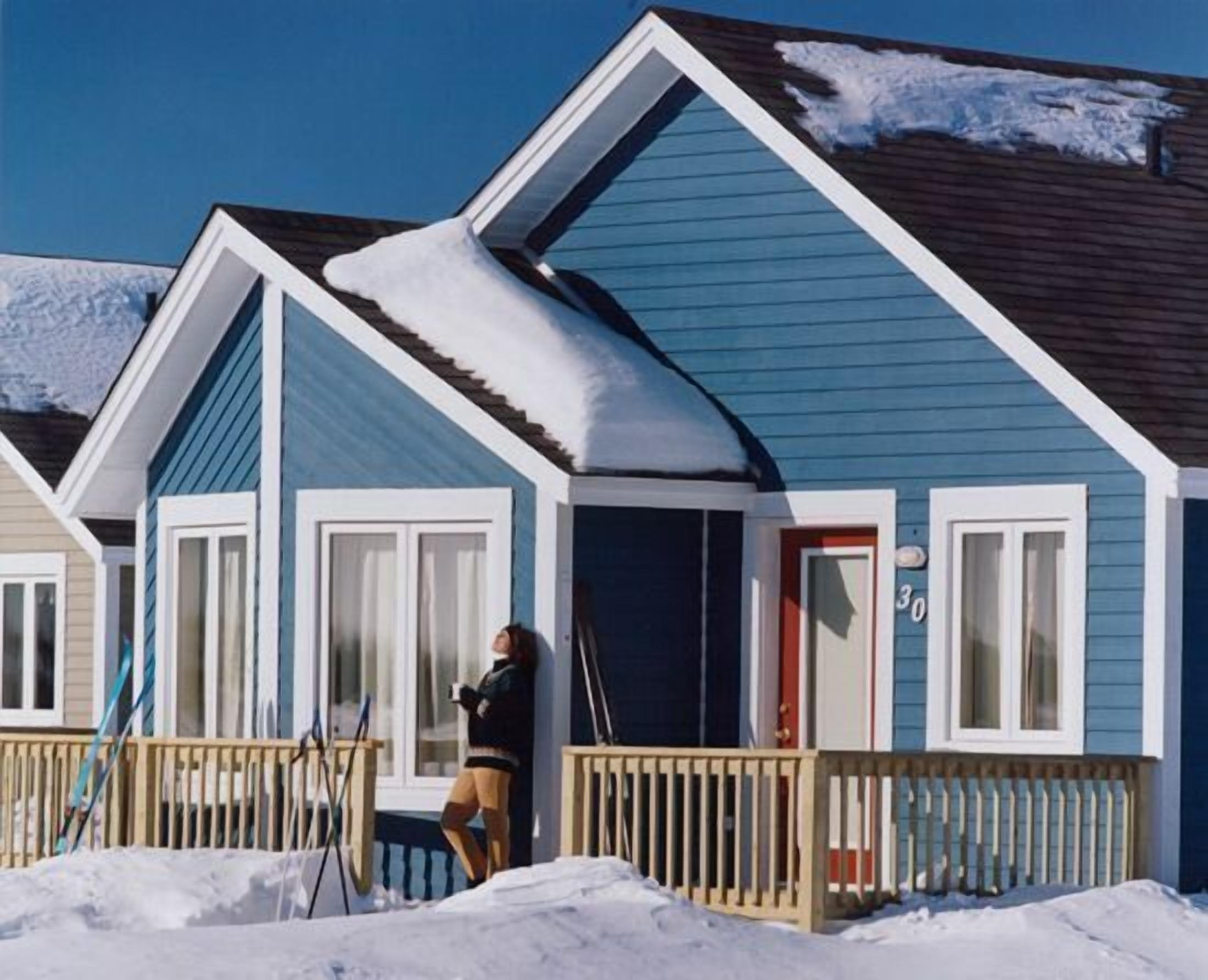 chalet, 2 bedrooms, non smoking, partial sea view | desk, iron/ironing board, free wifi, bed sheets