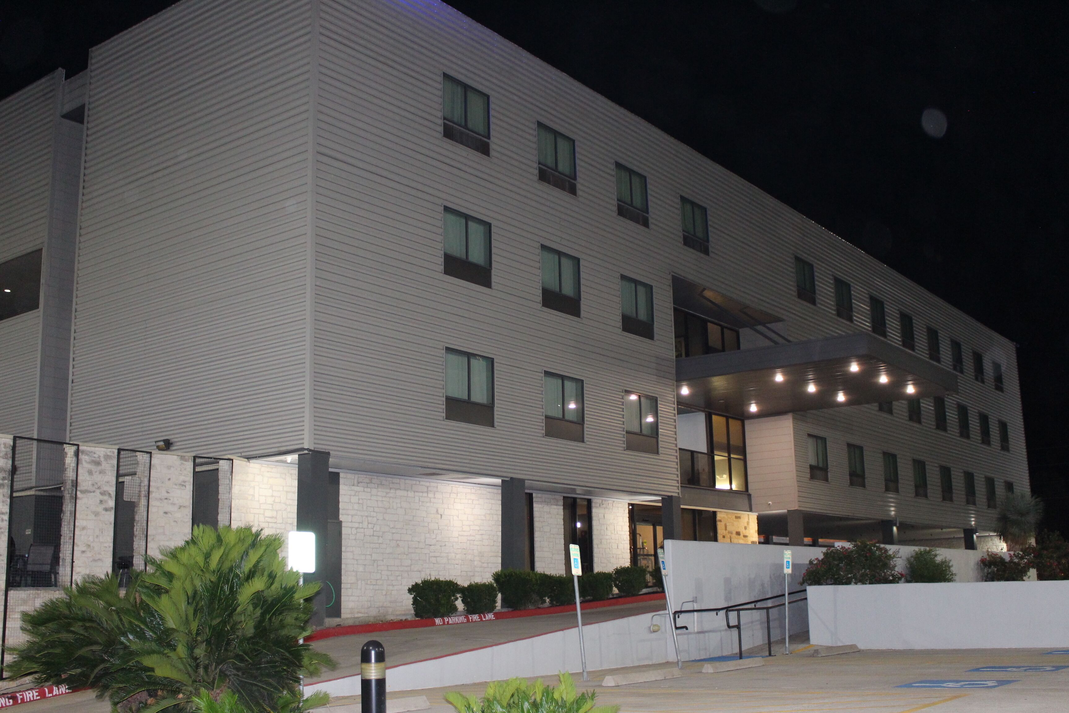 front of property – evening/night