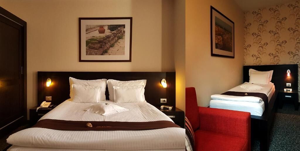 Premium bedding, minibar, in-room safe, desk