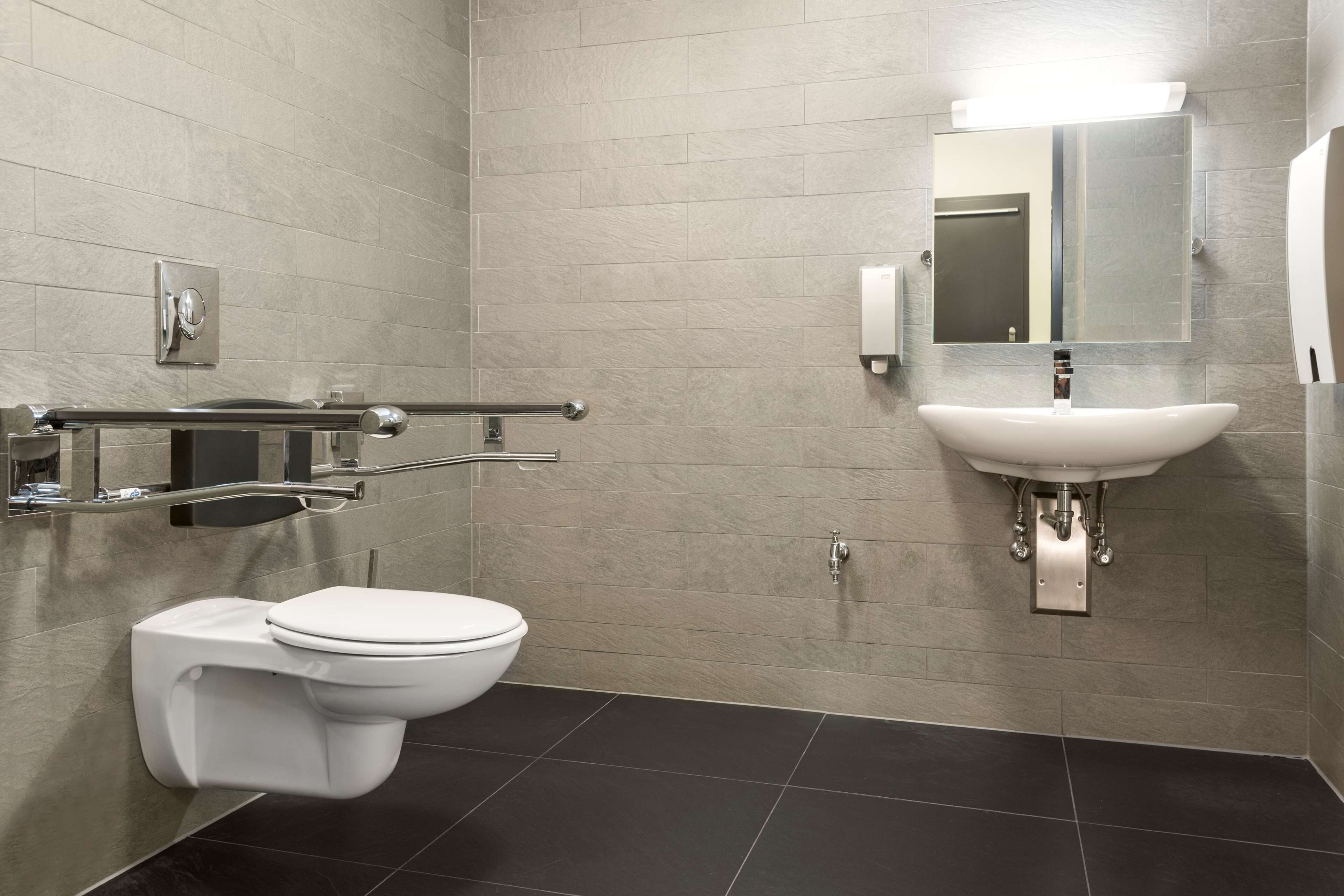 shower, eco-friendly toiletries, hair dryer, towels