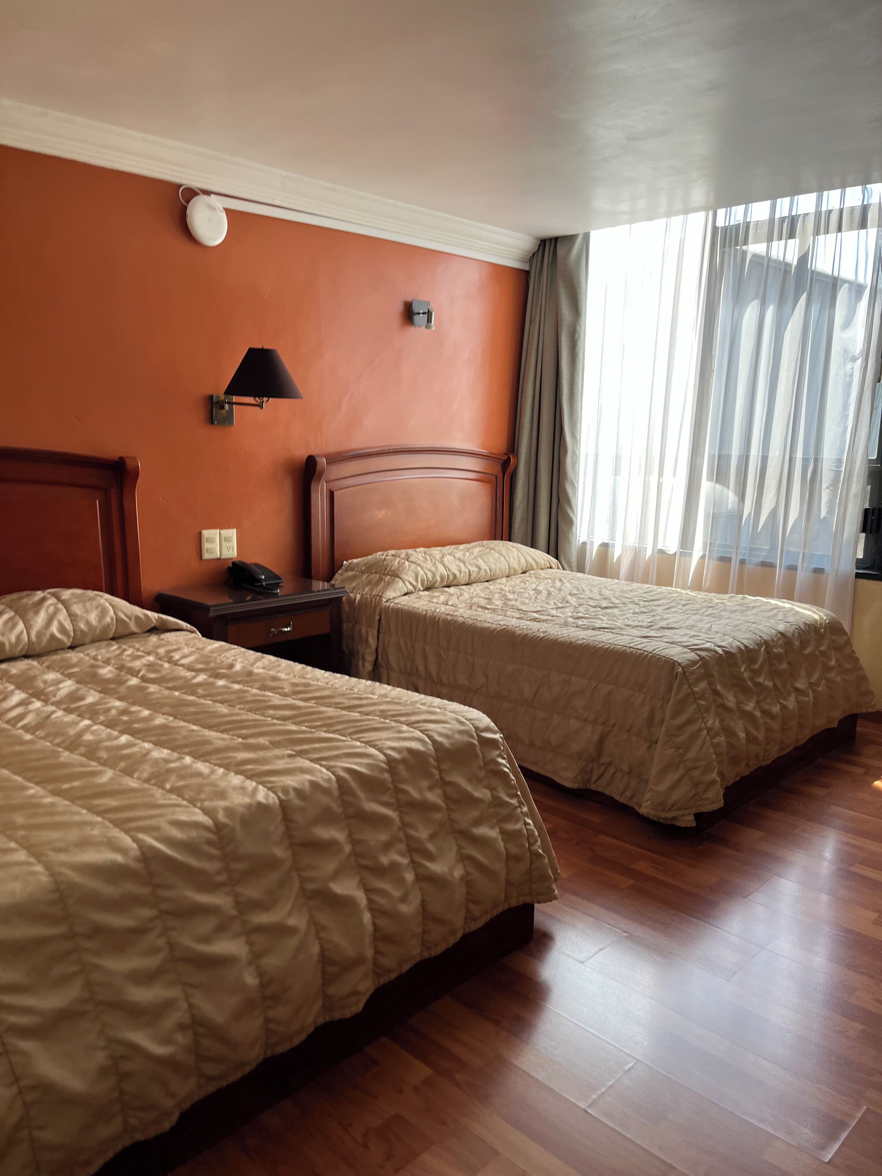 In-room safe, desk, laptop workspace, iron/ironing board