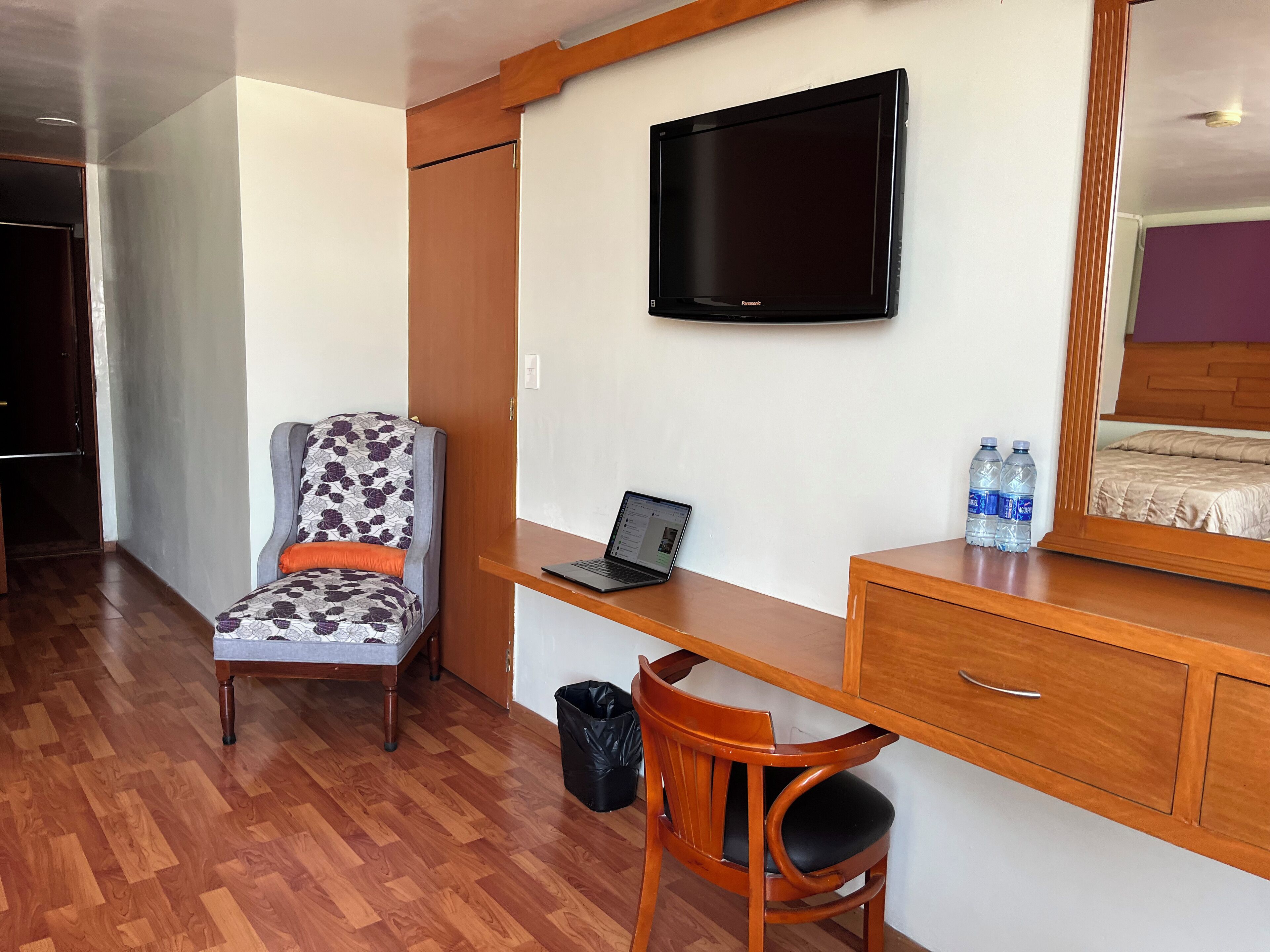 In-room safe, desk, laptop workspace, iron/ironing board