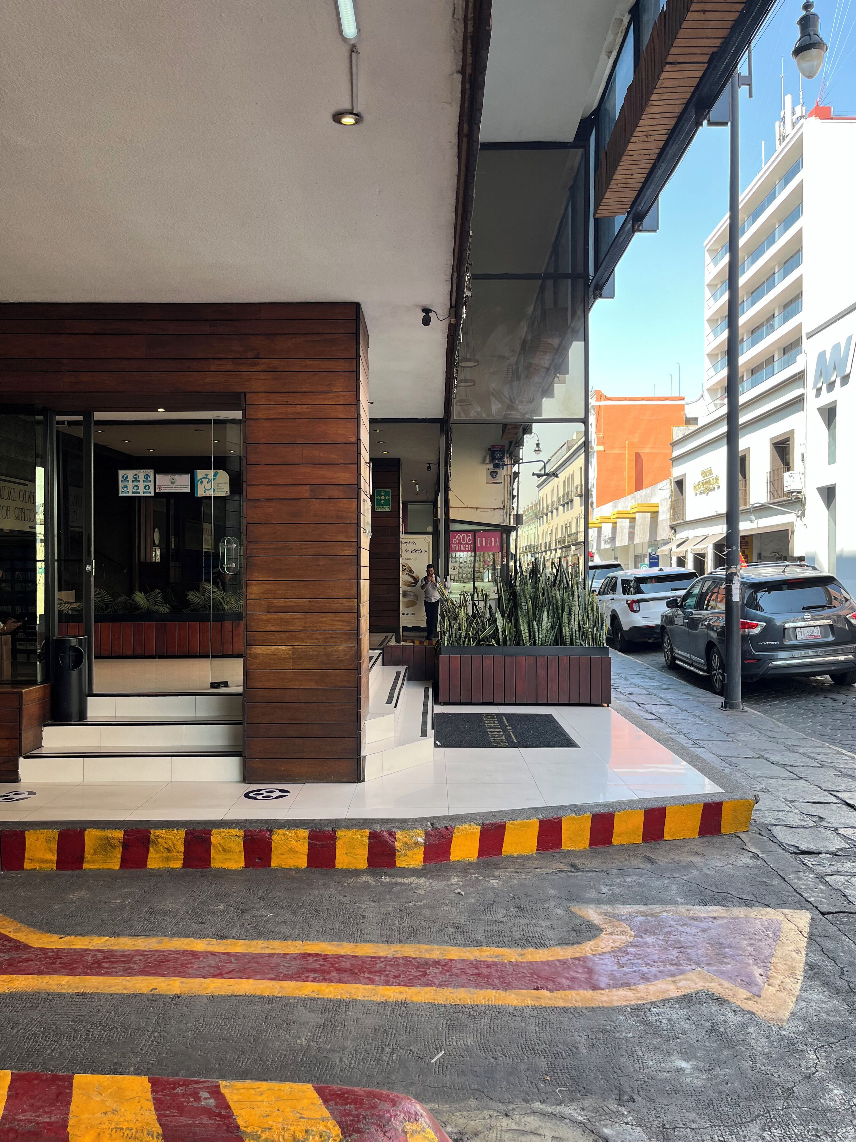 Ingresso della struttura