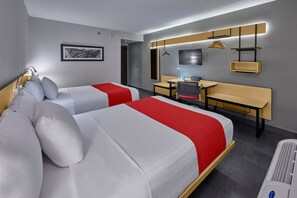 Down duvets, desk, iron/ironing board, free WiFi