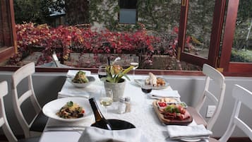 當地料理、花園景觀