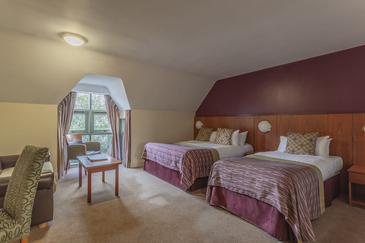 standard family room  | premium bedding, down duvets, in-room safe, desk