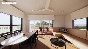 Standard-Ferienhütte, 1 Schlafzimmer | Bügeleisen/Bügelbrett, kostenloses WLAN, Bettwäsche, Rollstuhlgeeignet