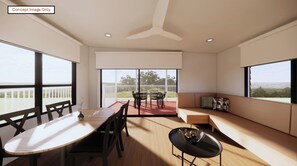 Standard 2 Bedrooms Cabin - Sleeps 4 | Iron/ironing board, free WiFi, bed sheets, wheelchair access - Discovery Parks - Fraser Street, Hervey Bay (Torquay)