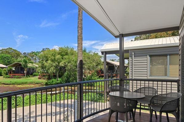 Cabane, 2 chambres (Superior) | Terrasse/Patio