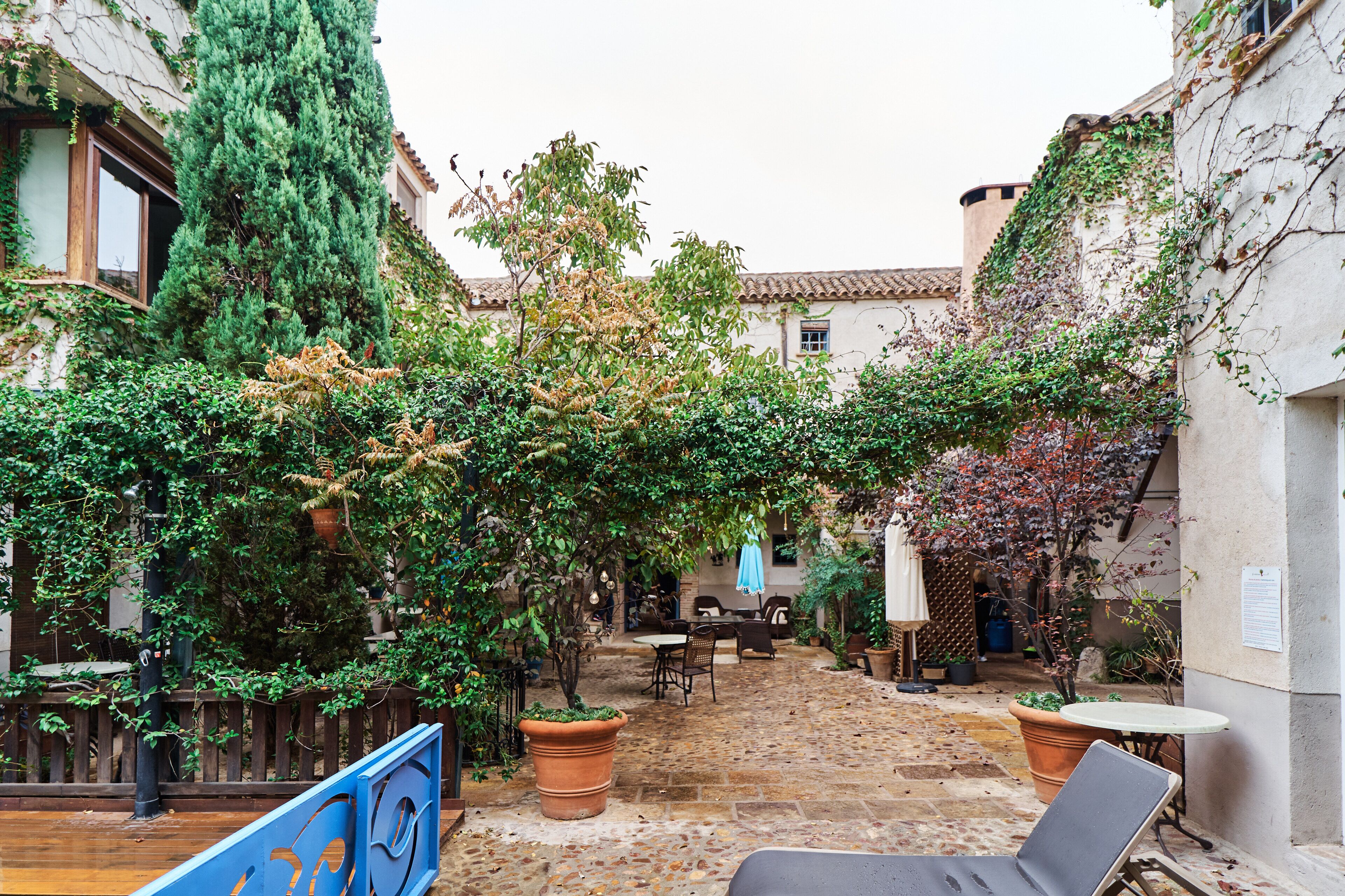 seasonal outdoor pool, pool umbrellas, pool loungers