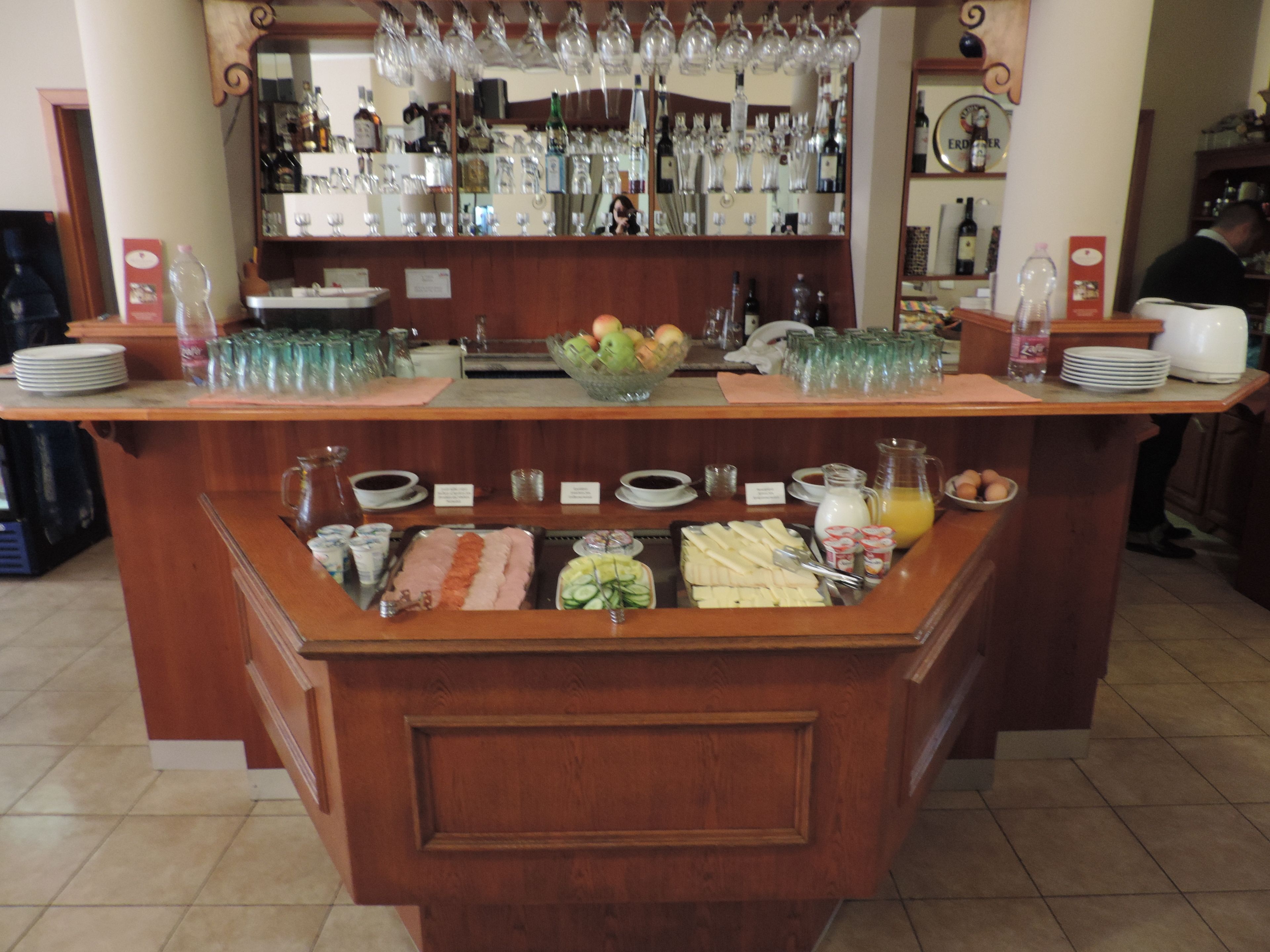 daily buffet breakfast (eur 11 per person)