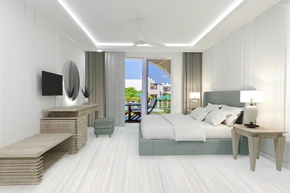 高級寢具、房內夾萬、書桌、熨斗/熨衫板