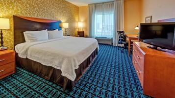 In-room safe, desk, iron/ironing board, free cribs/infant beds