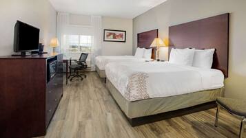 Room, 2 Queen Beds, Non Smoking | Premium bedding, desk, blackout drapes, iron/ironing board