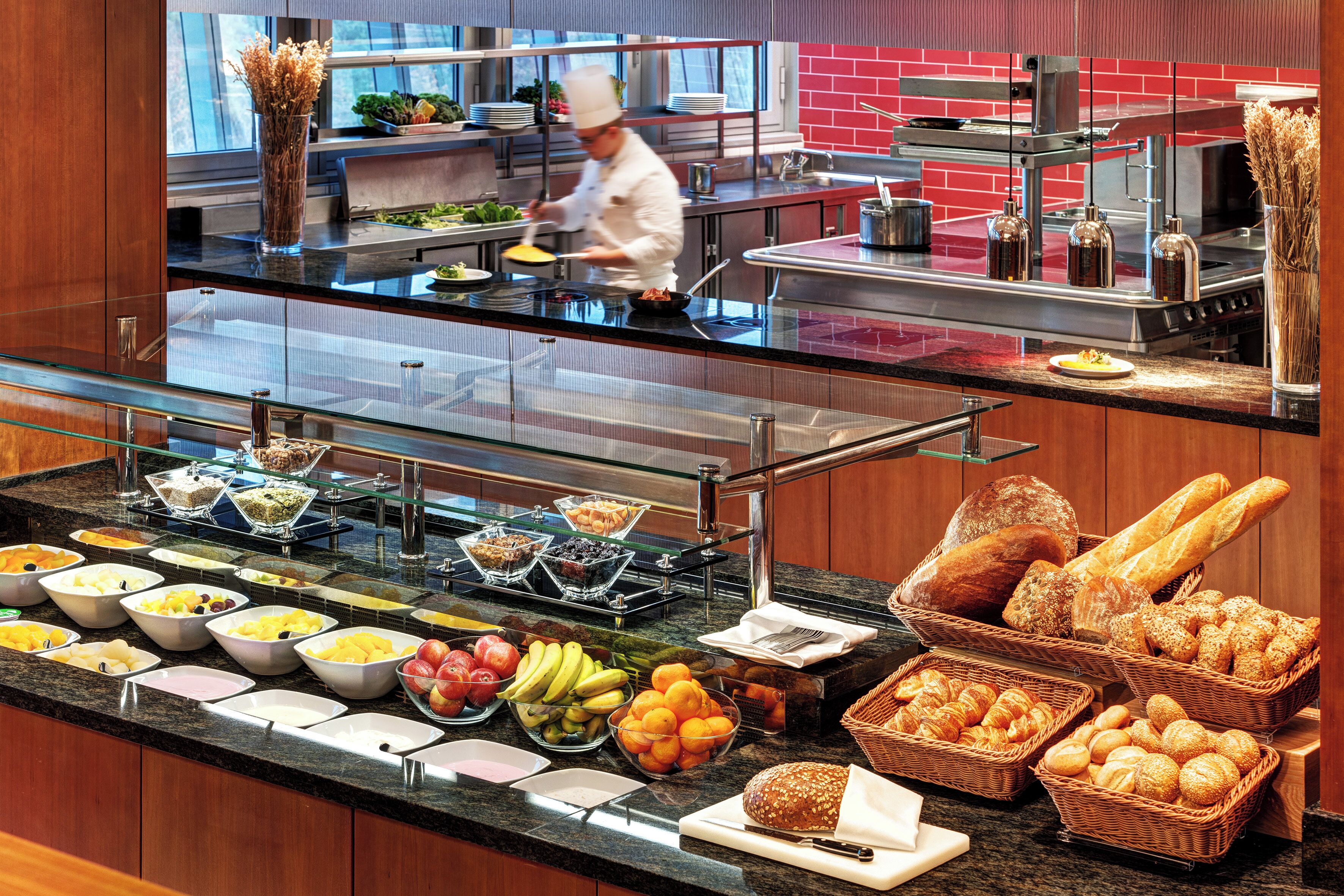 Daily buffet breakfast (EUR 28 per person)