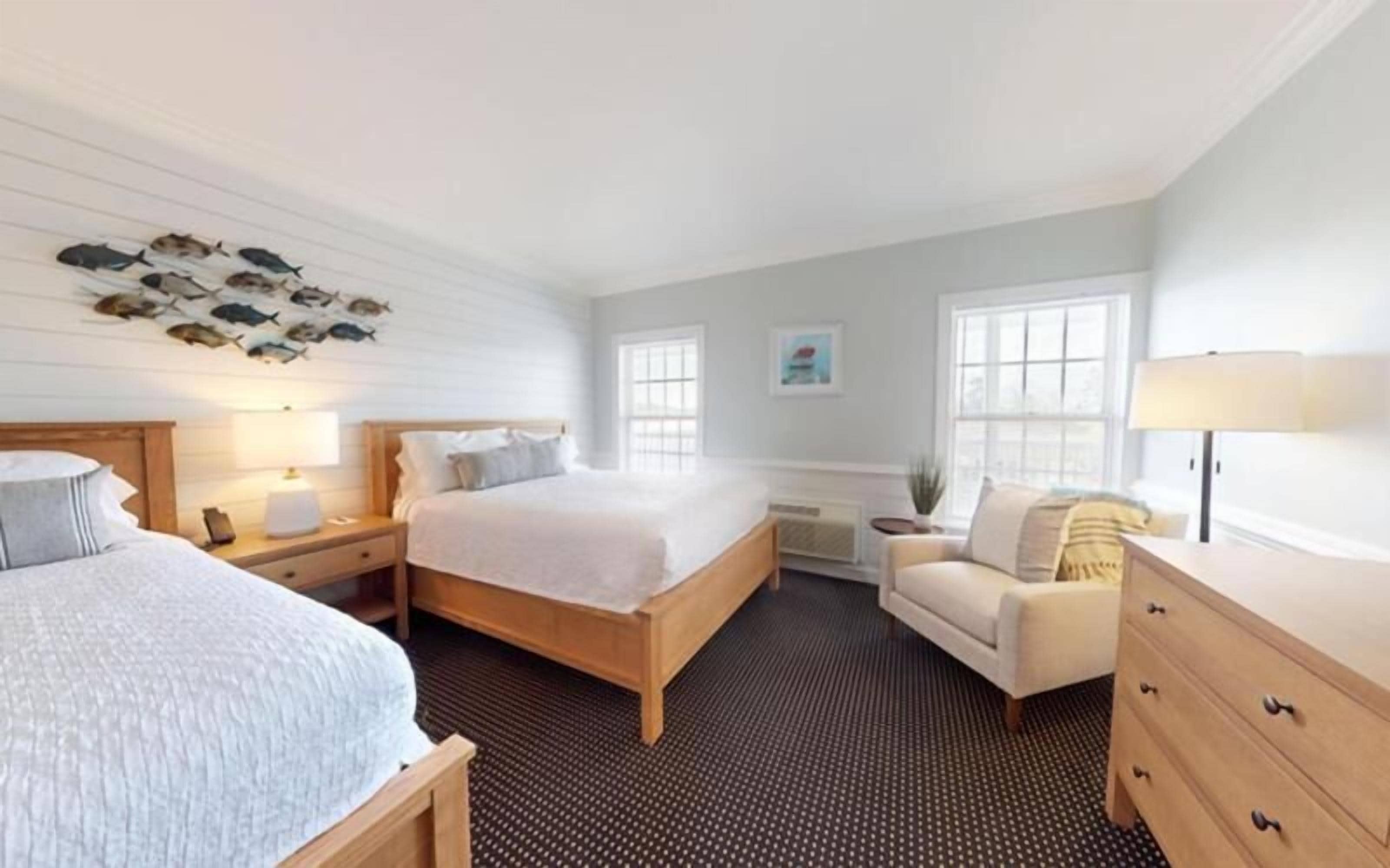 Traditional Room, 2 Double Beds, Park View - Stair Access Only | Premium bedding, desk, iron/ironing board, free WiFi
