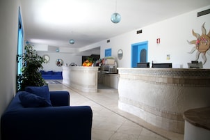 Mostrador de check-in y check-out
