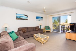 Apartment, 2 Bedrooms | Living area | TV, DVD player - Burleigh Point Holiday Apartments (Miami)