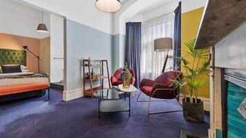 Classic Suite, 1 Queen Bed, Non Smoking | Premium bedding, desk, blackout curtains, iron/ironing board