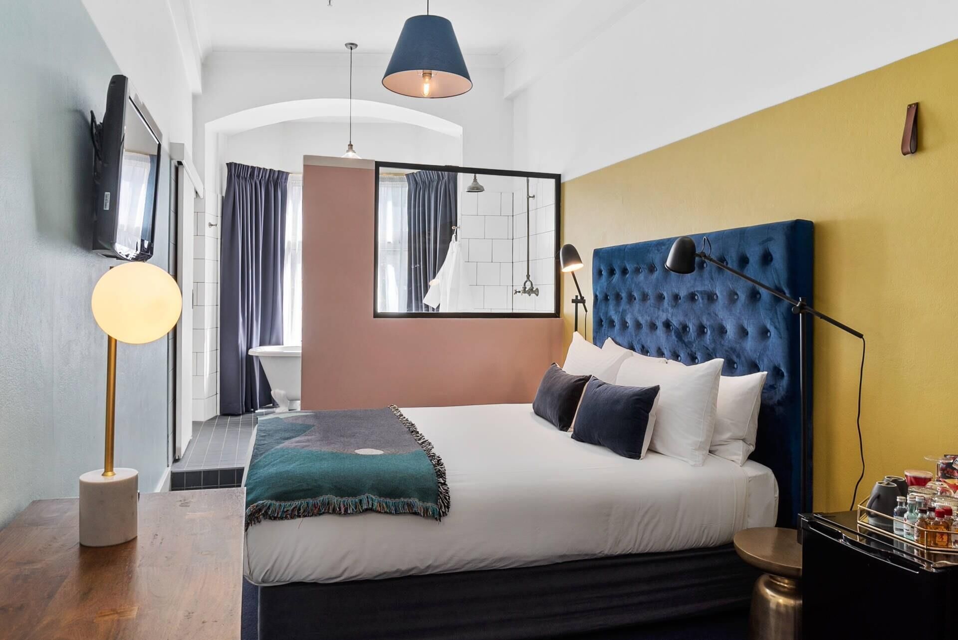 Prestige Suite, 1 Queen Bed, Non Smoking | Premium bedding, desk, blackout curtains, iron/ironing board