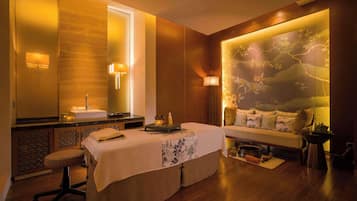Hydrotherapy, aromatherapy, body wraps, body scrubs