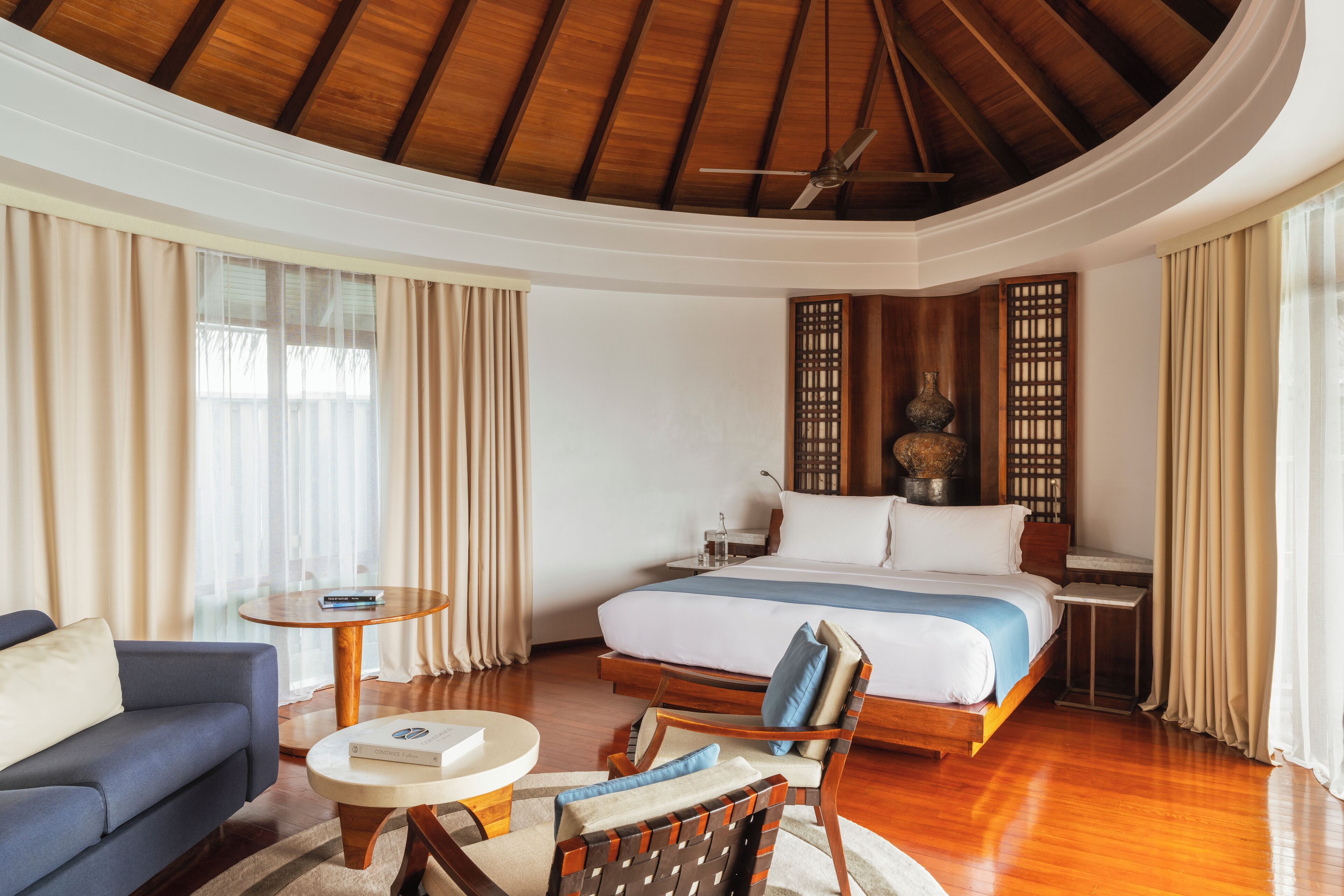 family villa (water) | bathroom | separate bathtub and shower, eco-friendly toiletries, hair dryer