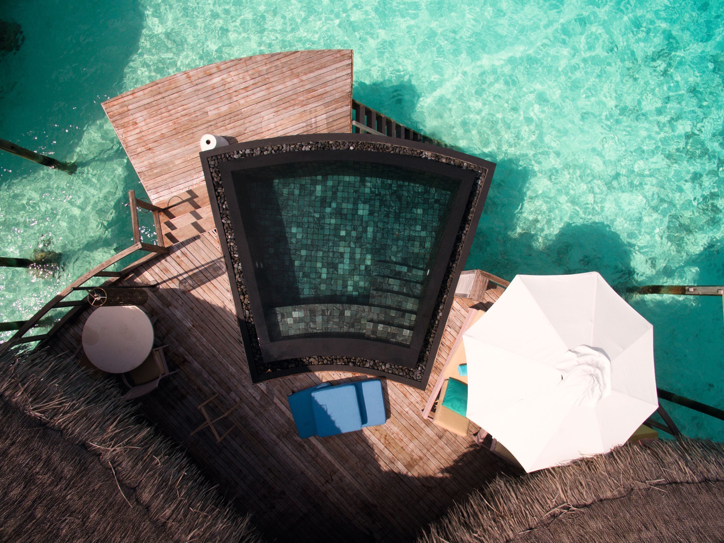 Villa (Water) | Minibar, in-room safe, desk, blackout drapes