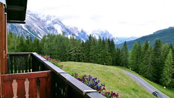 Blick von der Unterkunft