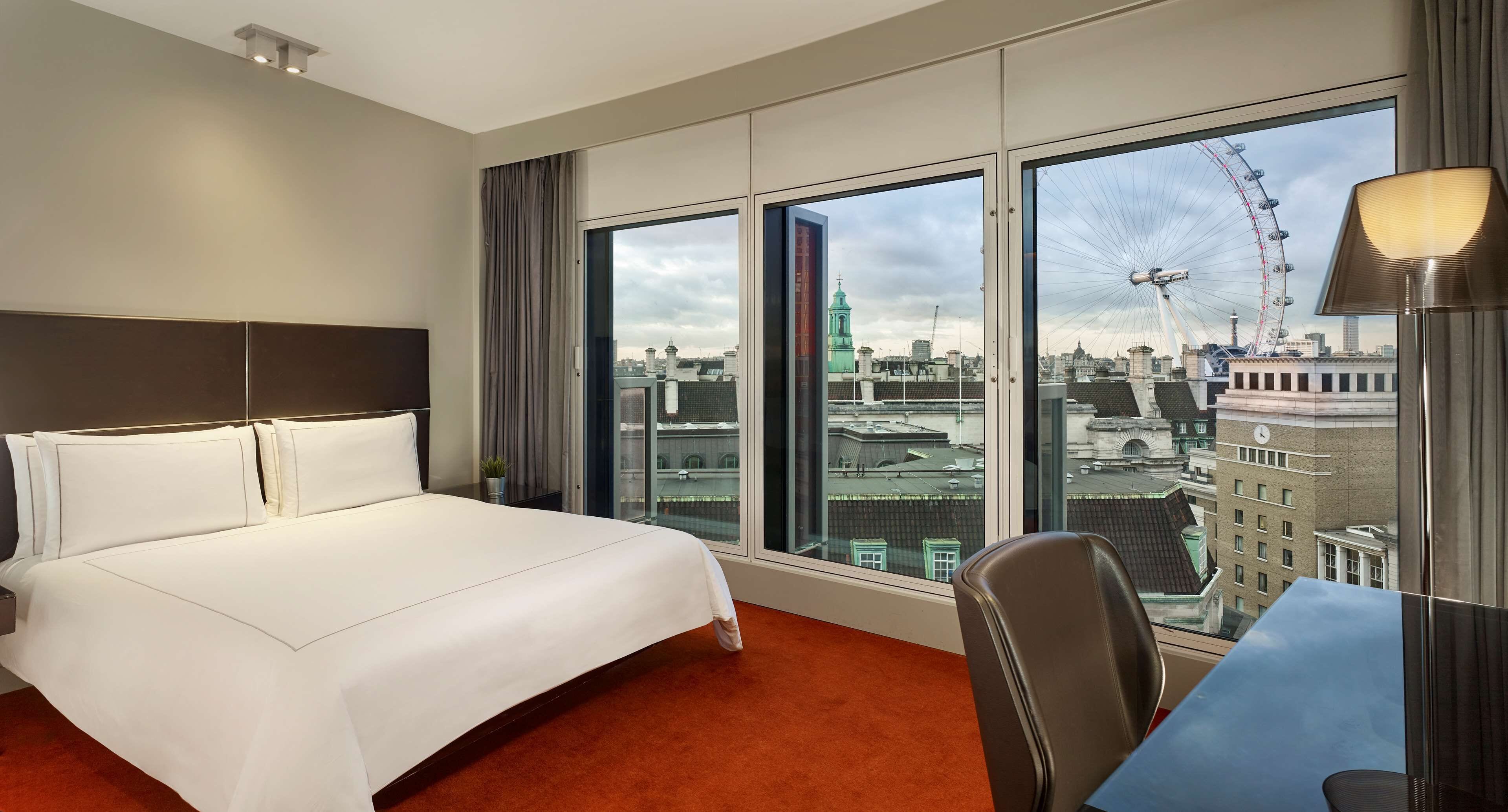 Egyptian cotton sheets, premium bedding, memory-foam beds, minibar