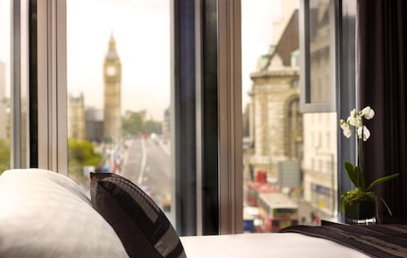 Suite, 1 King Bed (Big Ben View - 1 Bedroom) | Egyptian cotton sheets, premium bedding, memory foam beds, minibar. Park Plaza London Westminster Bridge