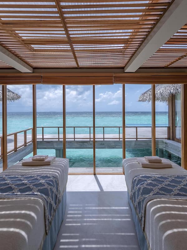 Two Bedroom Sunset Over Water Pool Residence | Egyptian cotton sheets, premium bedding, memory foam beds, minibar