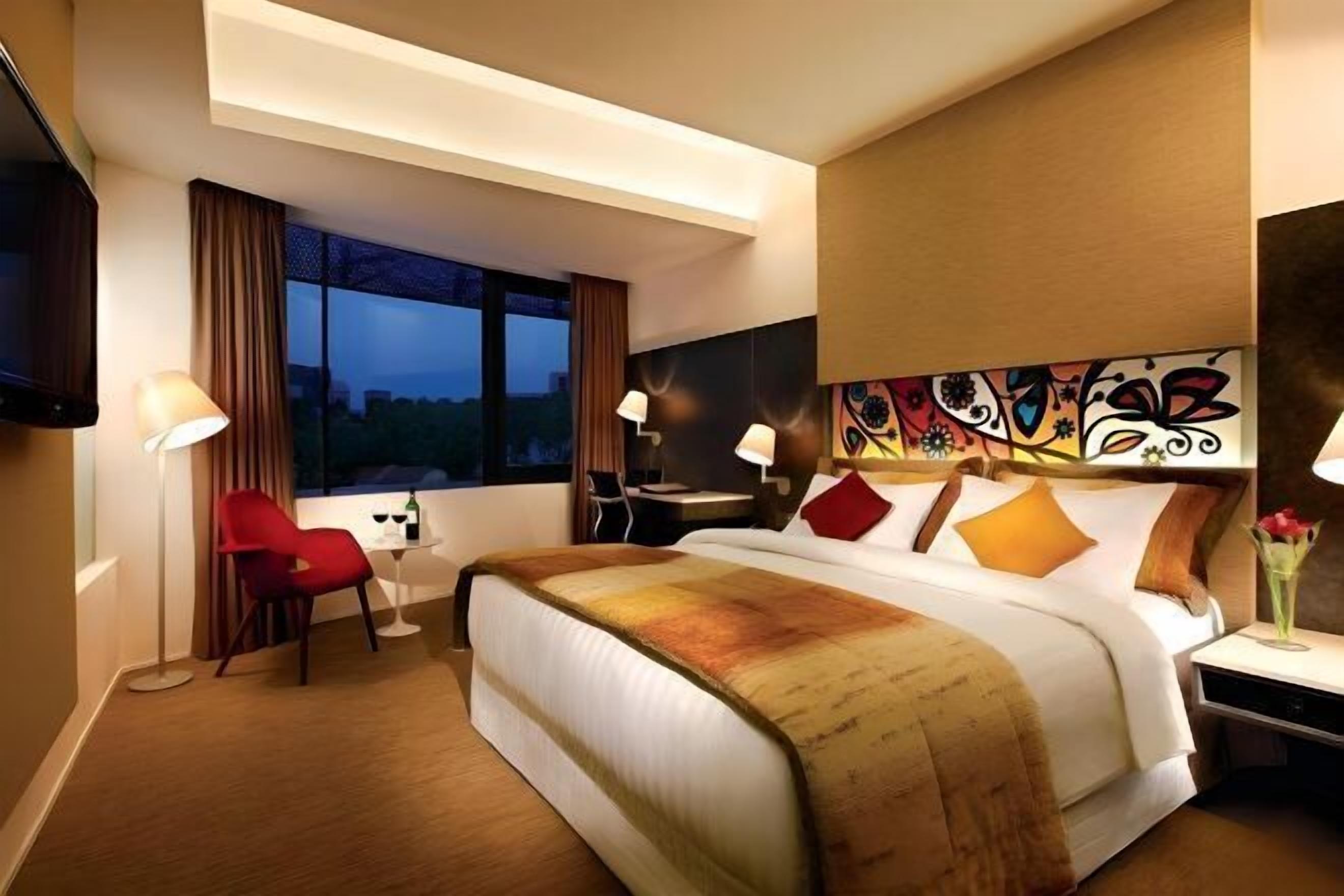 In-room safe, desk, blackout curtains, soundproofing