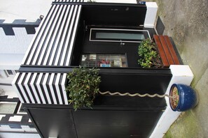 Majoituspaikan sisäänkäynti