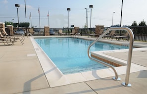 Seasonal outdoor pool