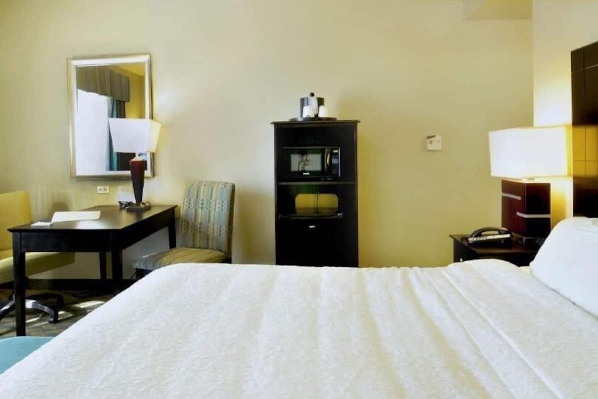 In-room safe, desk, laptop workspace, iron/ironing board