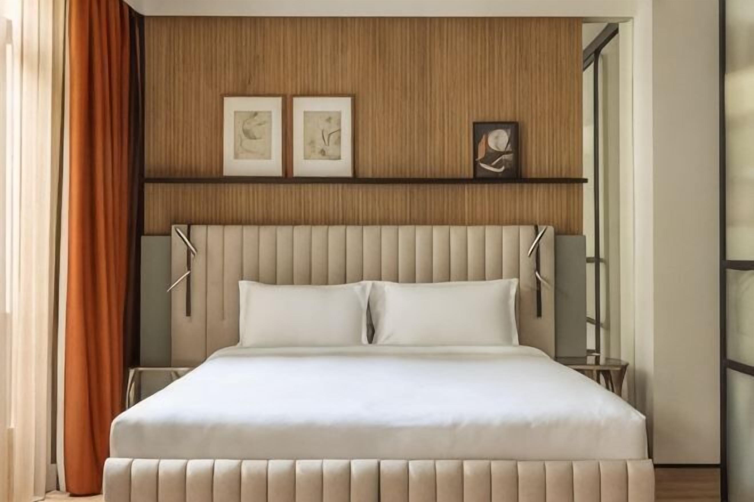 高級寢具、Select Comfort 床墊、迷你吧、客房內保險箱