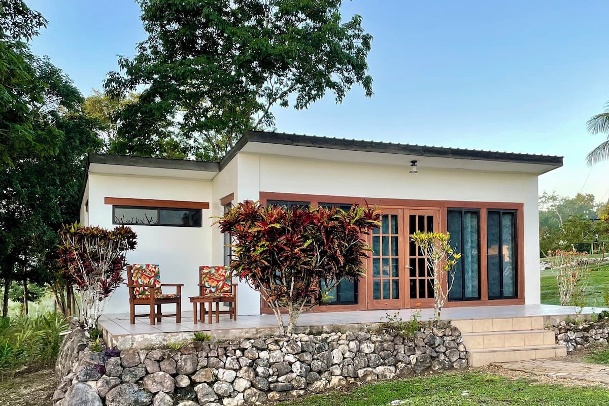 Chambre Supérieure, 2 grands lits, non-fumeur, vue jardin