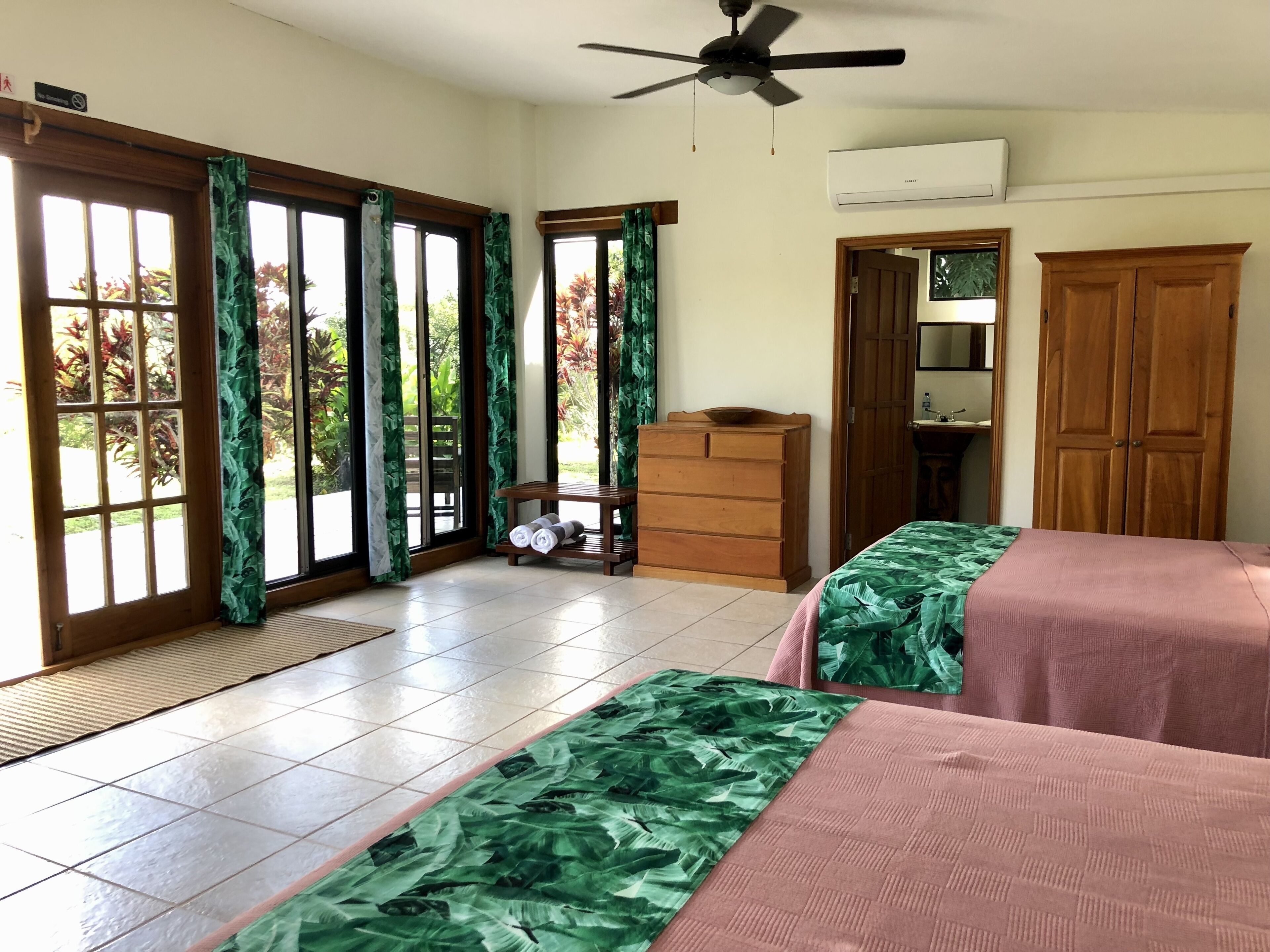 superior room, 2 queen beds, non smoking, garden view | 1 bedroom, premium bedding, pillow-top beds, blackout curtains