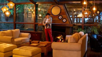 Siddeområde i lobbyen