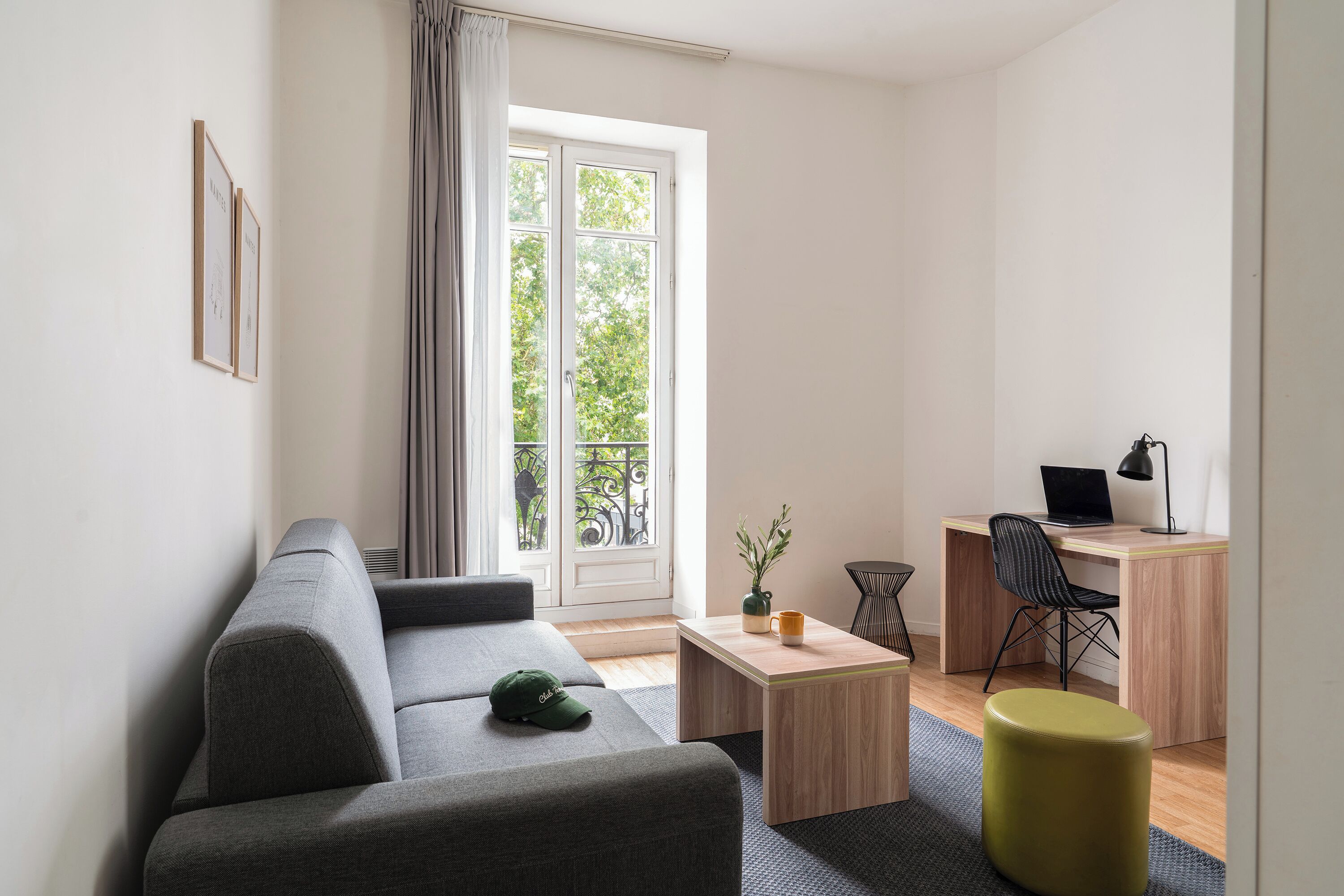 Double Room, 1 Double Bed with Sofa bed | Living area | 43-inch flat-screen TV with digital channels, TV