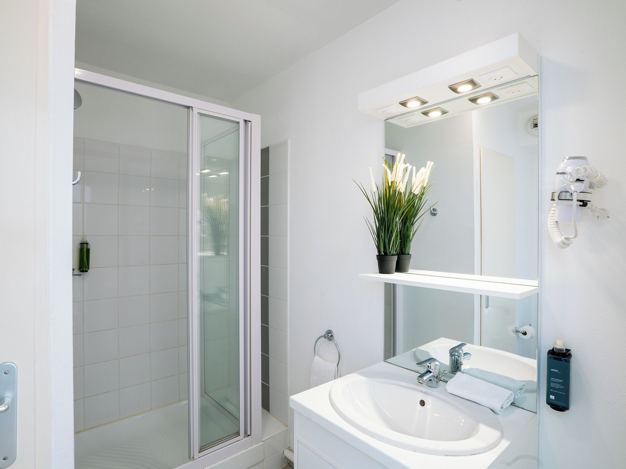 Premium Studio | Bathroom | Shower, free toiletries, towels