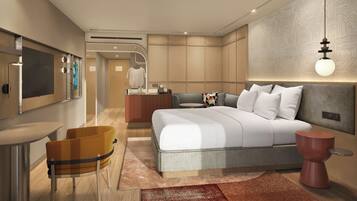 Minibar, in-room safe, desk, iron/ironing board
