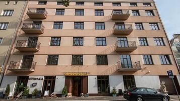 Overnatningsstedets facade